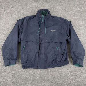 Vintage Freightliner‎ Jacket Mens XL Blue 3-in-1 Fleece Lined Full Zip Vented